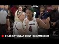 Chloe Kitts with 10 PTS, 7 REB in her FIRST game alongside South Carolina Gamecocks & Aliyah Boston