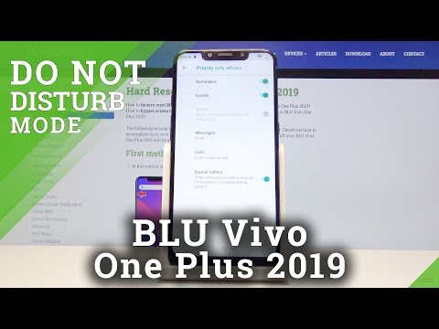 How to Set Up Do Not Disturb in BLU Vivo One Plus 2019 – Activate Silent Mode