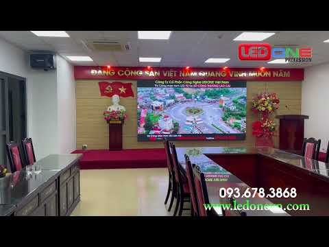 Sở Công Thương Lào Cai | Ledone thi công gói thầu màn hình LED P2 tại Cơ quan Nhà nước, Sở ban ngành