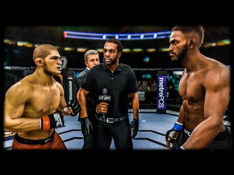 カビブ vs ニール・マグニー (EA Sports UFC 3) - CPU vs CPU。 (Khabib vs. Neil Magny (EA Sports UFC 3) - CPU vs. CPU)