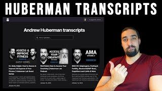 Andrew Huberman transcripts | MLOps series announcement