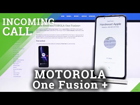 Discover Incoming Call in MOTOROLA One Fusion+ – Incoming Call Screen