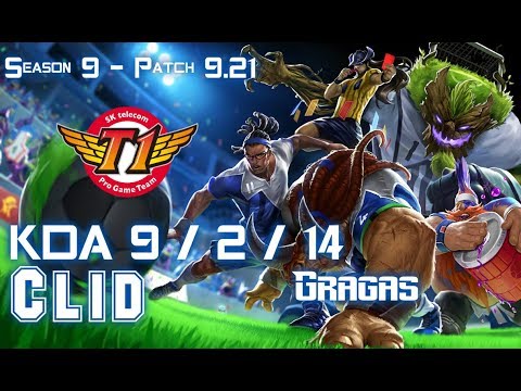 SKT T1 Clid GRAGAS vs ELISE Jungle - Patch 9.21 EUW Ranked
