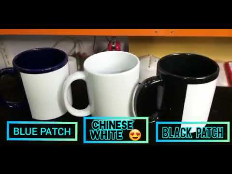 11 Oz Sublimation Patch Colored Mug