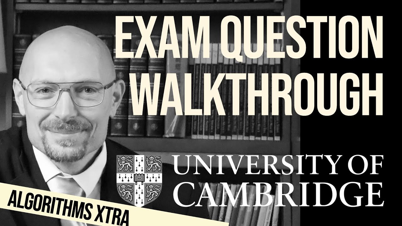 Computer science exam question and answer (Algorithms)