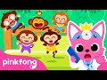 Five Little Monkeys Jumping On The Bed Mother Goose Of Pinkfong Ninimo Pinkfong Kids Song
