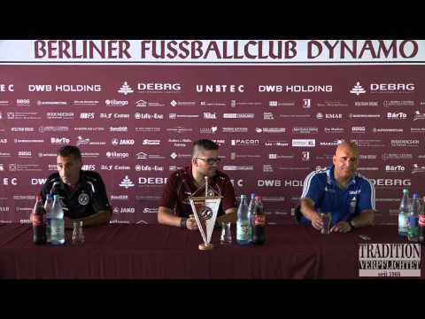 3. Spieltag BFC Dynamo - FC Carl Zeiss Jena Pressekonferenz 15.08.2015