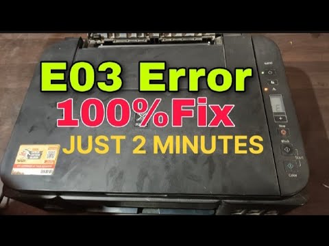 canon G 2010 error code E03 solution just 2 minutes