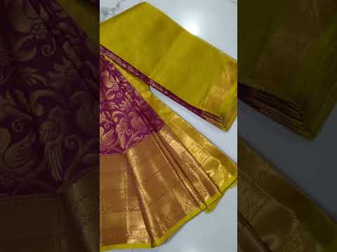 "✨Grace meets tradition! Stunning Kanchi Sateen Border Jari Allover Sarees