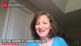 Heritage Academy of Learning Excellence, Parent Video Review from Robin Stout