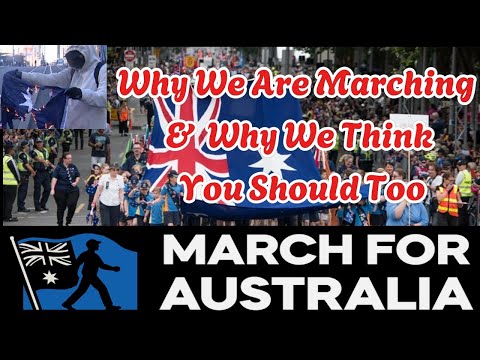 Why We Are Marching For Australia 31 August