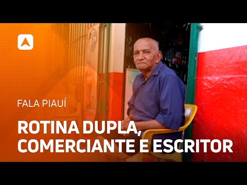 Comerciante escreve livros entre uma venda e outra e já acumula mais de 20 obras em Teresina