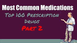 Top 100 Prescription Drugs | The Most Common Medications To Know Brand and Generic Part 2