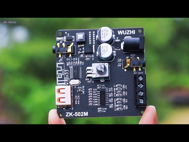 Vídeo relacionado con Fasizi ZK-502M Audio Mini 2.0 estéreo 50 W + 50 W Bluetooth Digital Amplificador Módulo amplificador 50 W x 2 AMP Amplificador Home Theater AUX USB