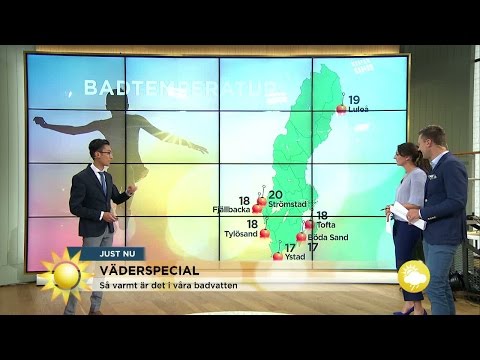 Här blir det badväder i dag! - Nyhetsmorgon (TV4)