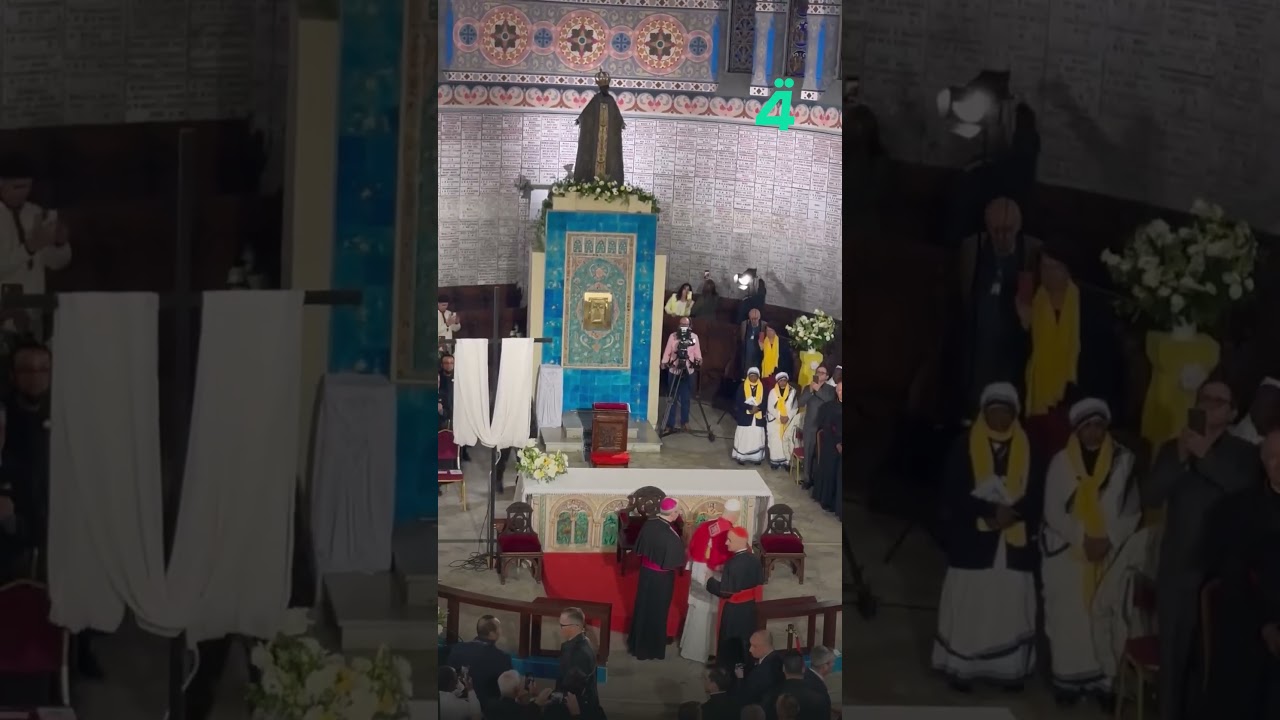 فيديو | بالزغاريد.. استقبال البابا ليو الرابع عشر في كنيسة السيدة الإفريقية بالجزائر