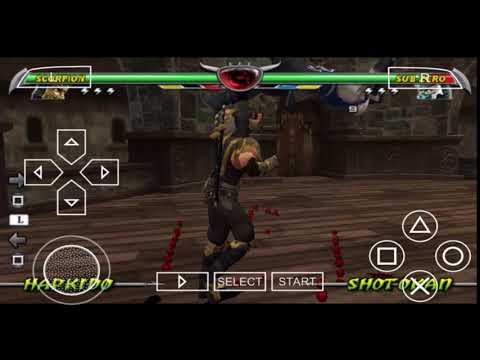 Mortal Kombat Unchained Scorpion combo 10 Hits 51% damage (3 styles-widescreen) Android
