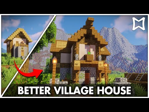 Mr Mirror - ► Improved Villager House Tutorial Minecraft | Survival Builds!
