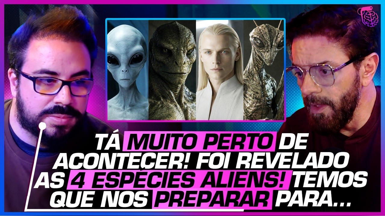 AS 4 ESPÉCIES ALIENÍGENAS e o DIA DA REVELAÇÃO - THIAGO LIMA