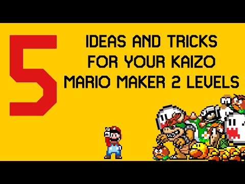 5 Ideas and Tricks for your Kaizo Mario Maker 2 levels