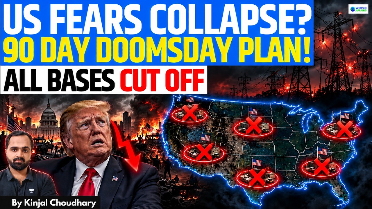 IS US PREPARING FOR CIVIL WAR? | Pentagon’s 90-Day Doomsday Plan Cuts All US Bases Off Grid | Kinjal