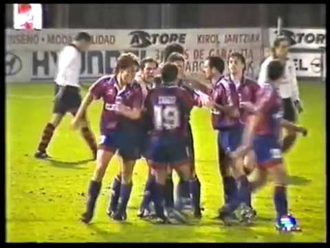 S.D. Eibar 2 C.D. Aurrera de Vitoria 1. Copa del Rey 1995/96 (Resumen)