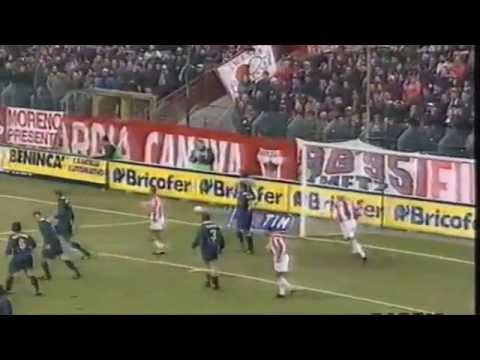 Serie A 1998-1999, day 16 Vicenza - Salernitana 1-0 (Luiso)