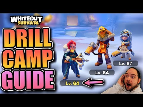 Free Hero Levels! [drill camp tips and tricks] Whiteout Survival Guide