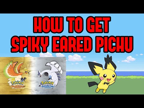How to Get Spiky Haired Pichu in Pokemon Heartgold/Soulsilver