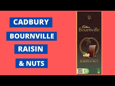 Cadbury Bournville Raisin & Nuts Dark Chocolate | chocolates | yummy