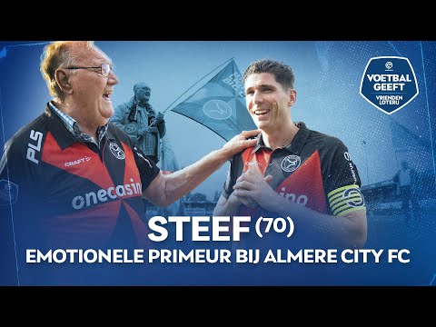 Studentenvereniging neemt ouderen mee naar Eredivisie-debuut Almere City 👵❤️ | Voetbal Geeft
