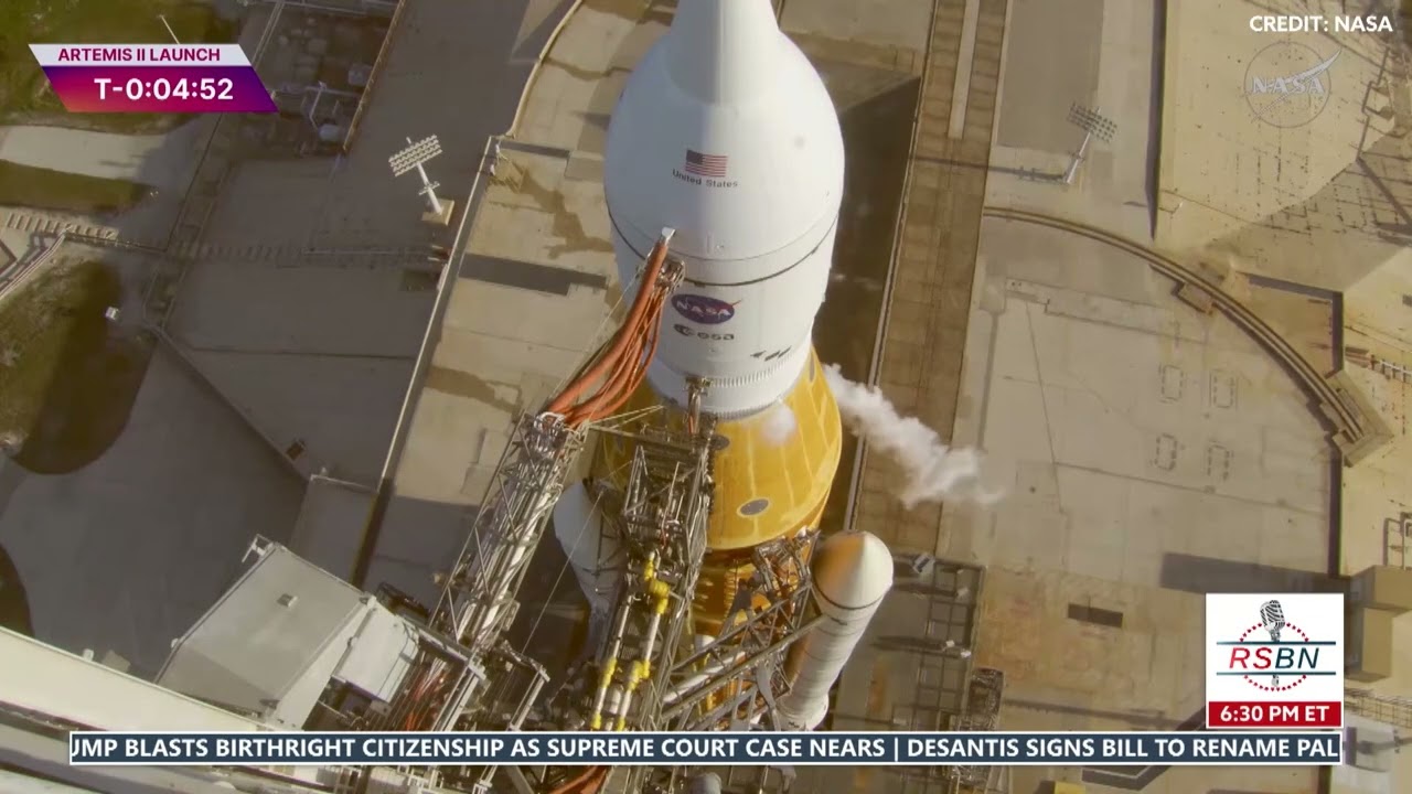 WATCH: The Final Countdown Before the Artemis Two Launches - 04/01/26