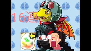 パズドラ　新垢で16連