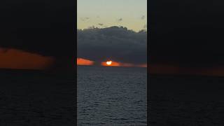 🔥 Sunset on cruiseship #cruise #symphonyoftheseas #travel #sunset  #sunrise #viral #nature #shorts