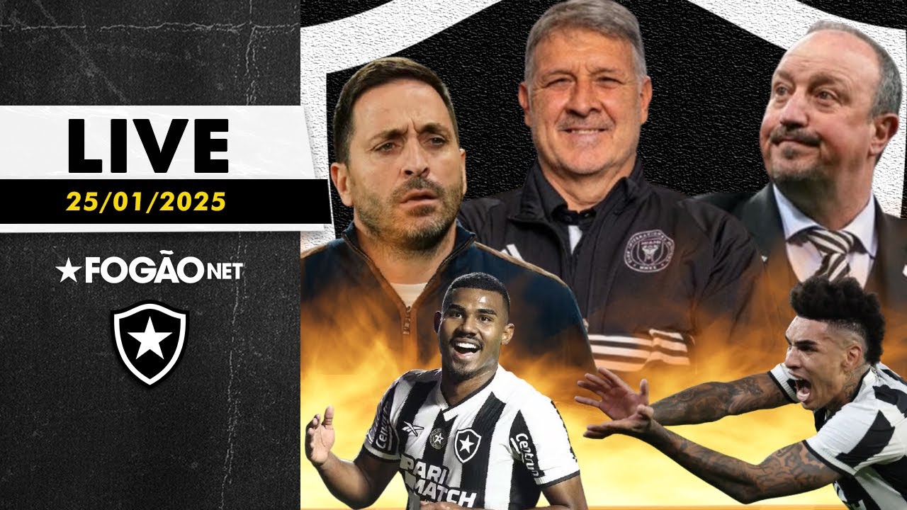 LIVE | Rafa Benítez, Tata Martino ou Vasco Matos? Quem será? Igor Jesus e Cuiabano de saída do Botafogo? LIVE | Rafa Benítez, Tata Martino ou Vasco Matos? Quem será? Igor Jesus e Cuiabano de saída do Botafogo?