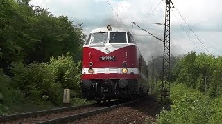 preview picture of video 'Dieselpower! 118 770 auf der Rübelandbahn'