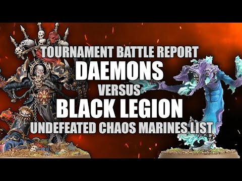 Black Legion VS Chaos Daemons - Tournament Battle Report - Menza Masquerade - Part 4