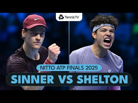 Jannik Sinner vs Ben Shelton Match Highlights | Nitto ATP Finals 2025