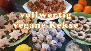 vollwertig vegane Kekse nach Mamas Rezept!