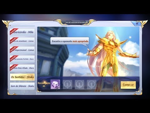 Salão de Treinamento de Armadura: Shaka de Virgem - Saint Seiya Awakening