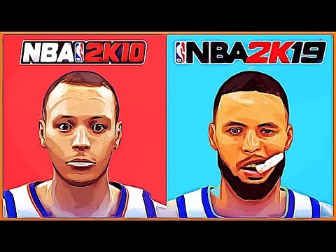 STEPH CURRY evolution [NBA 2K10 - NBA 2K19]