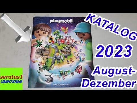 Playmobil brochure catalog August-December 2023 New products SWAT Police Fire Department seratus1...