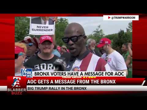 Watch: AOC Gets A Message From The Bronx