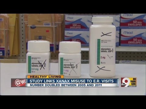 Xanax misuse linked to ER visits