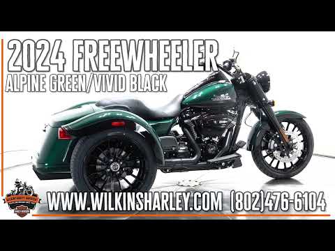 2024 Harley-Davidson FLRT Freewheeler in Alpine Green/Vivid Black 