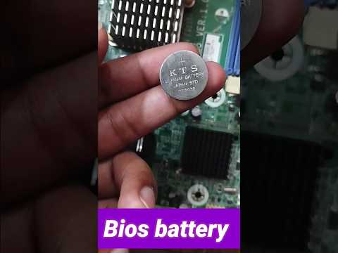 Remove And Set BIOS Battery In computer Motherboard||#computer #motherboard #share #viral #trending