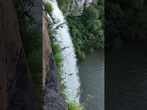 nova esperança do sul - gruta , vista de cima da cascata véu de noiva #natureza #belezanatural #paz