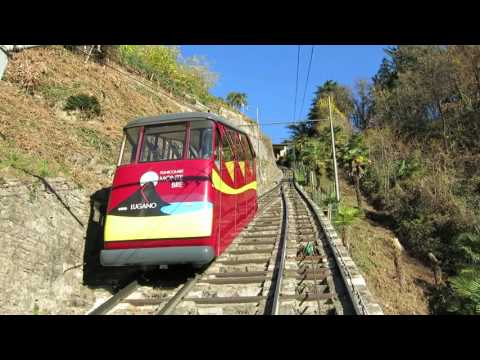 Standseilbahn 6900.03 Lugano Cassarate - Suvigliana Bergfahrt - Funicolare