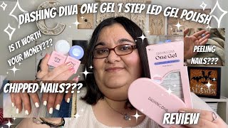 ✨DASHING DIVA ONE GEL 1 STEP LED GEL POLISH KIT✨ Honest Review l Did It Work??? (Target Find)