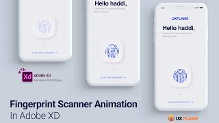 How to Create Fingerprint Scanner Animation Tutorial in Adobe XD - UX Flame